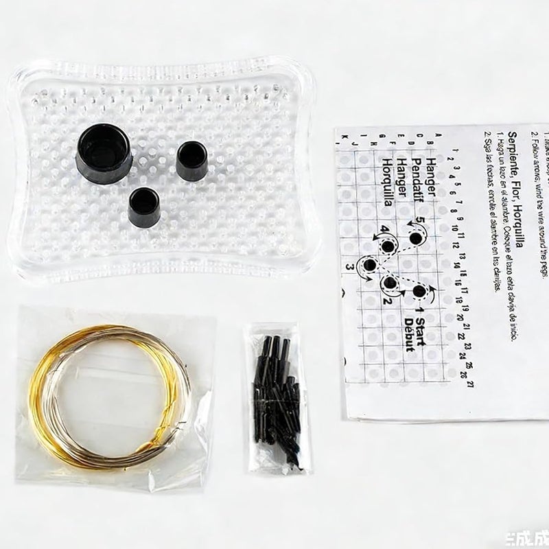 Multi Size Acrylic Wire Wrapping Jig For Jewelry Making Necklaces Earrings With Comfortable Grip - Image 2